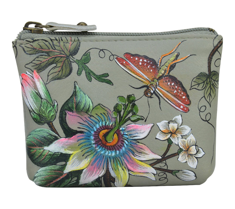 Anushcka Painted Leather Coin Pouch — View 28