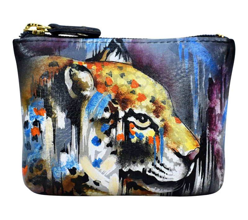 Anushcka Painted Leather Coin Pouch — View 31