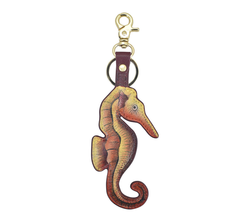 Anuschka Painted Leather Bag Charm- Keycharms — View 20
