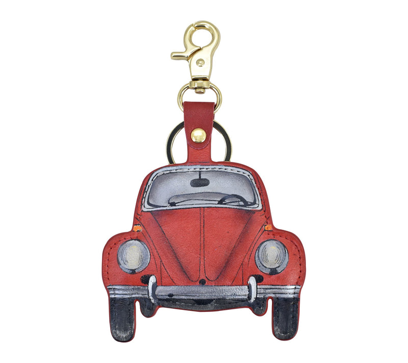 Anuschka Painted Leather Bag Charm- Keycharms — View 22