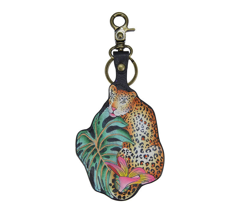 Anuschka Painted Leather Bag Charm- Keycharms — View 25
