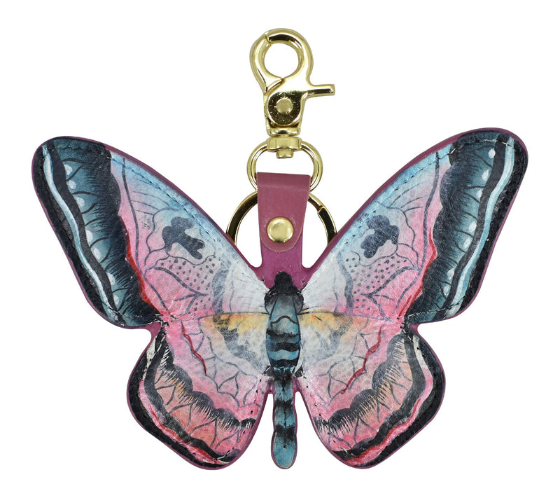 Anuschka Painted Leather Bag Charm- Keycharms — View 29