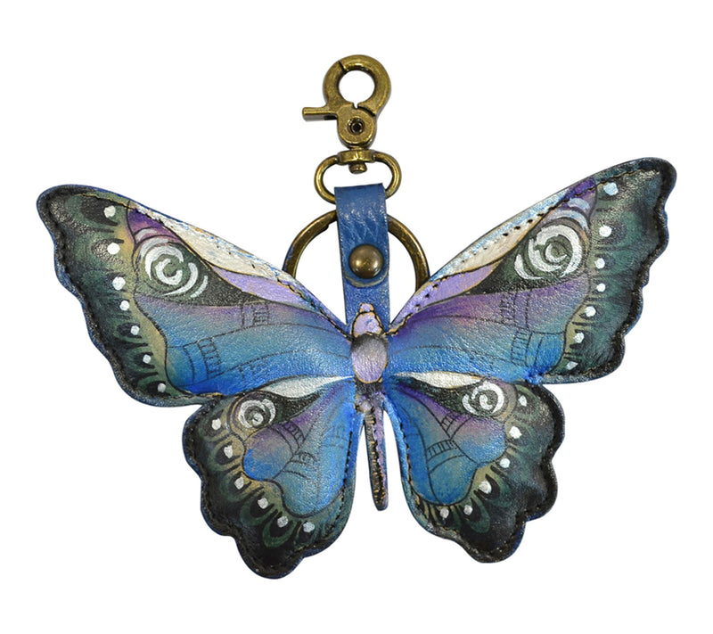 Anuschka Painted Leather Bag Charm- Keycharms — View 31
