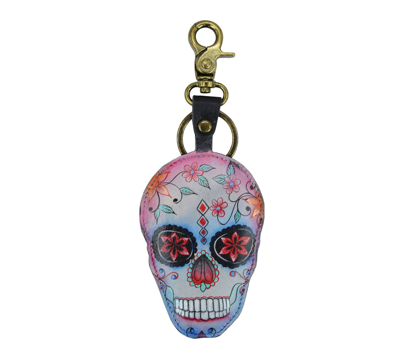 Anuschka Painted Leather Bag Charm- Keycharms — View 33