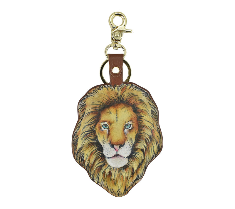 Anuschka Painted Leather Bag Charm- Keycharms — View 34