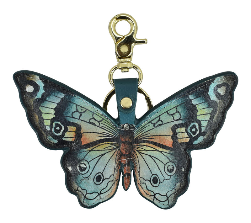 Anuschka Painted Leather Bag Charm- Keycharms — View 35