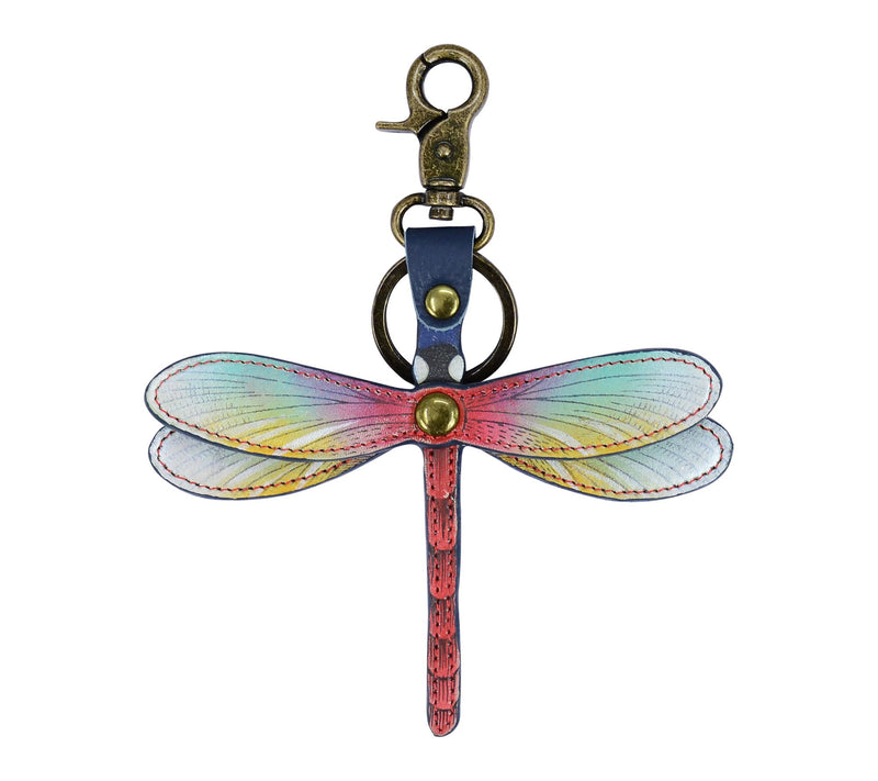 Anuschka Painted Leather Bag Charm- Keycharms — View 36