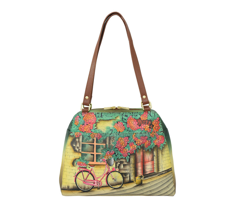 Anuschka Painte d Leather Satch el Bag — View 9