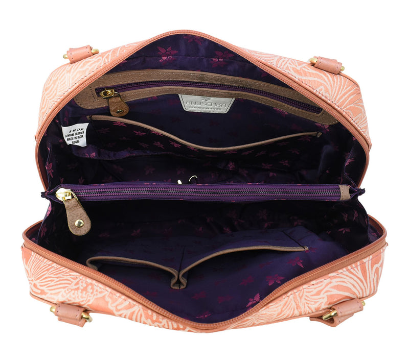 Anuschka Painte d Leather Satch el Bag — View 4