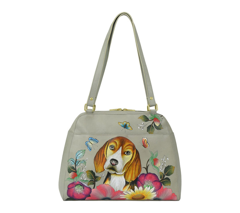 Anuschka Painte d Leather Satch el Bag — View 10