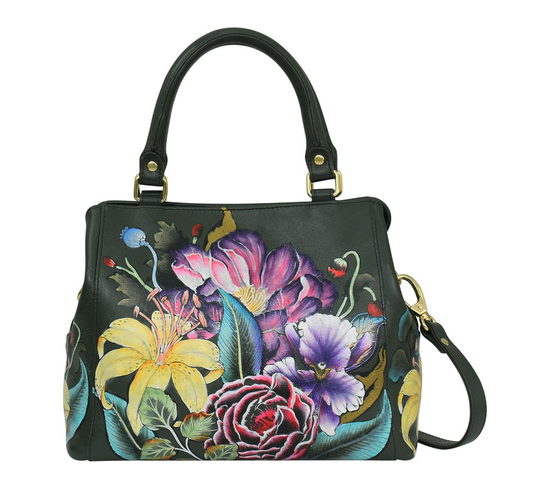 Anuschka Painted Leather Multi Compartment Satchel — View 11