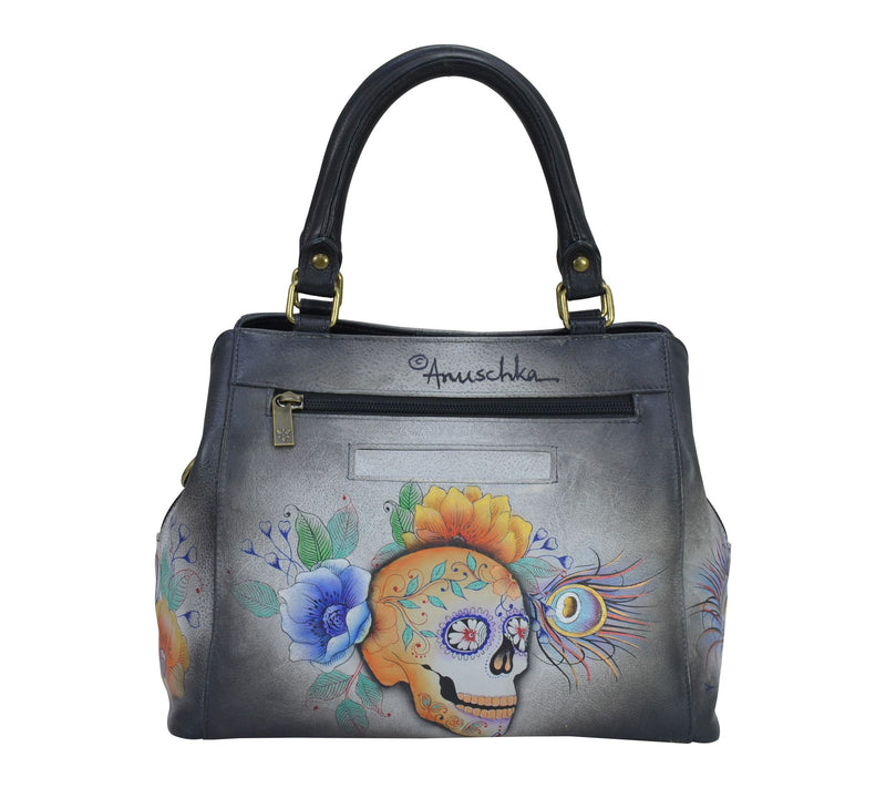 Anuschka Painted Leather Multi Compartment Satchel — View 2