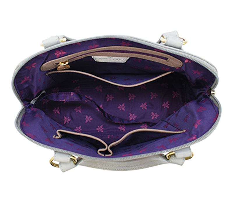 Anuschka Painted Leather Medium Satchel — View 3