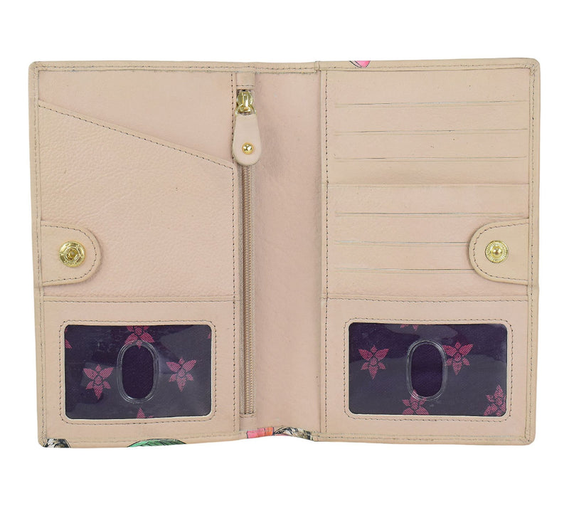 Anuschka Painted Leather Two-FoldWallet — View 3