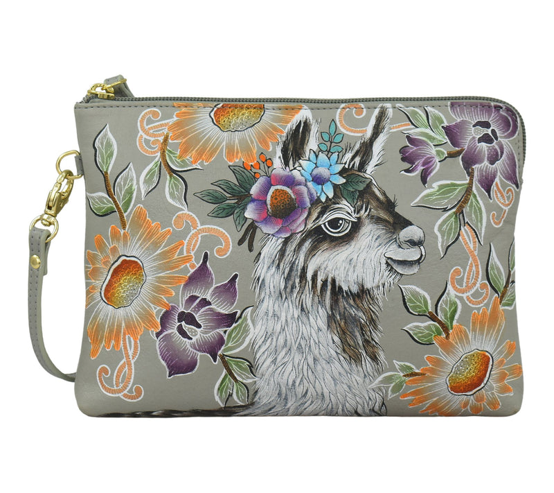 Anuschka Painted Leather WristletWallet — View 9