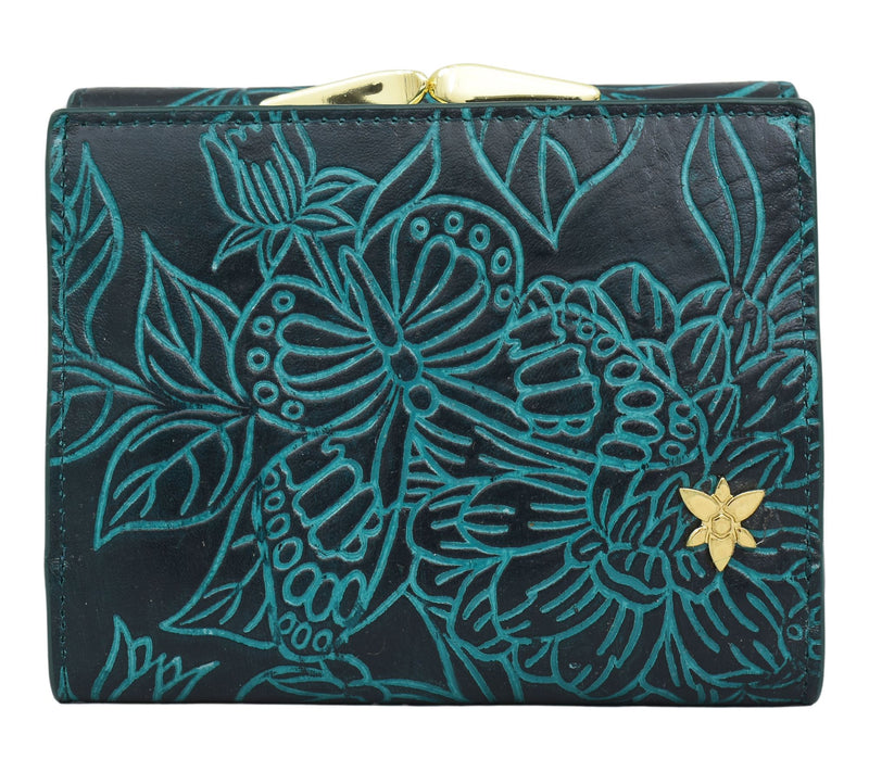 Anuschka Painted Leather Three-Fold RFIDWallet — View 8