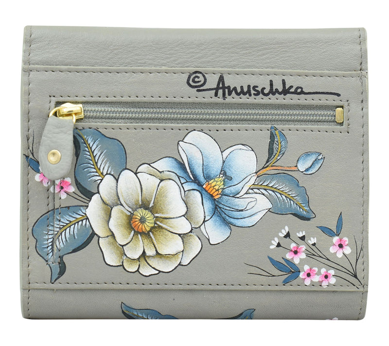 Anuschka Painted Leather Three-Fold RFIDWallet — View 2