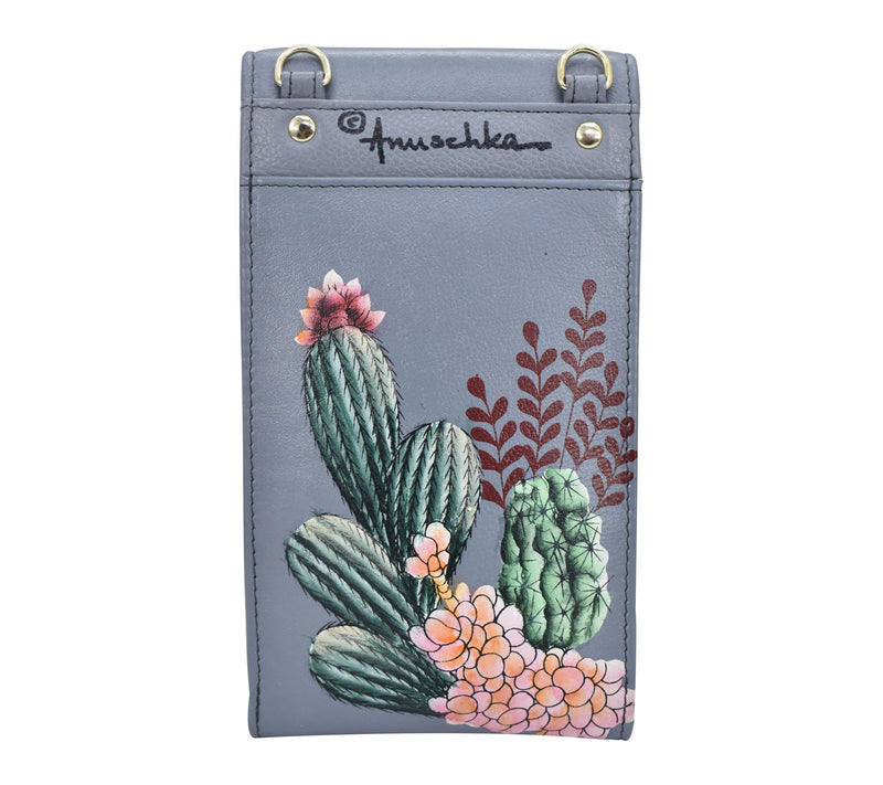 Anuschka Painte d Leather Smart phone Crossbody — View 2