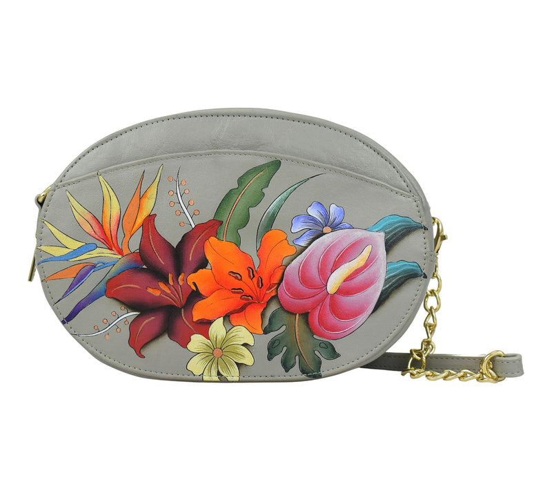 Anuschka Painted Leather CrossbodyBag — View 8