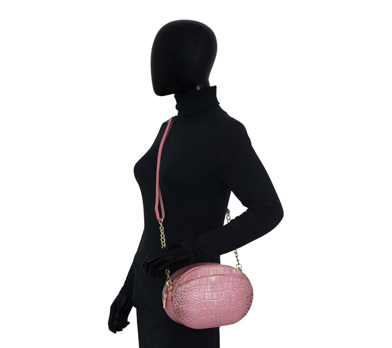 Anuschka Painted Leather CrossbodyBag — View 4