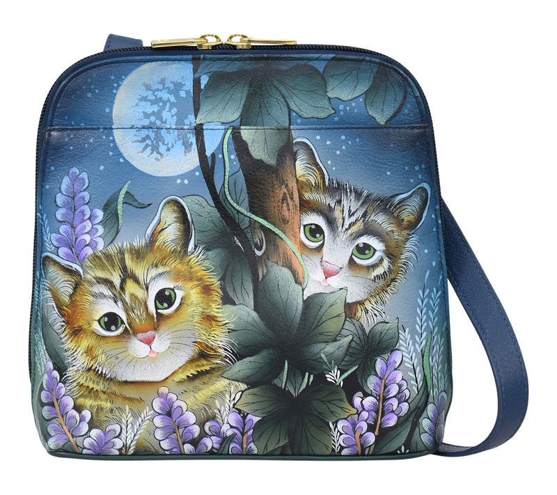 Anuschka Painte d Leather Small Zip Around Cro ssbody — View 12
