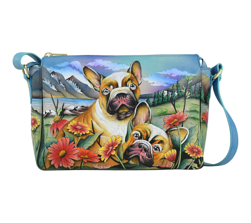 Anuschka Painte d Leather Organ izer Crossbody — View 10
