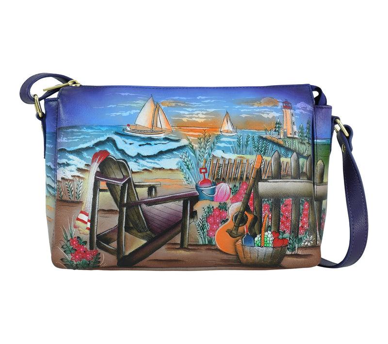 Anuschka Painte d Leather Organ izer Crossbody — View 11