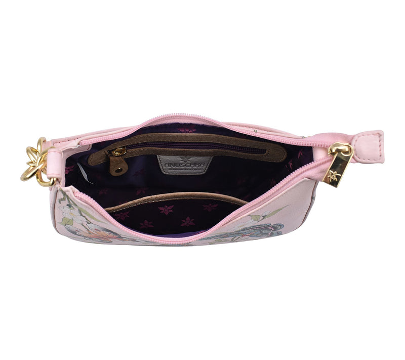 Anuschka Painte d Leather Small Convertible Ho bo — View 3