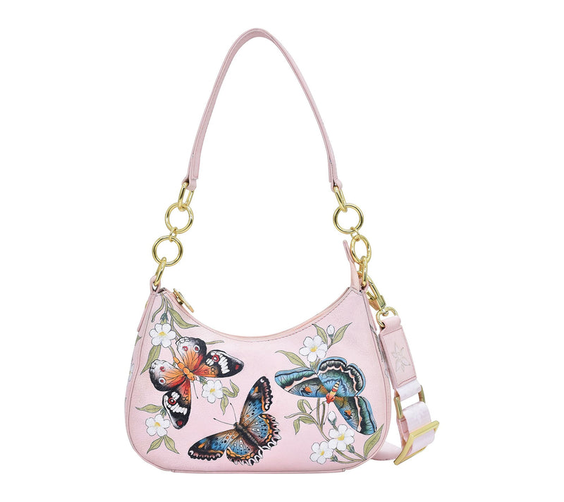Anuschka Painte d Leather Small Convertible Ho bo — Main view