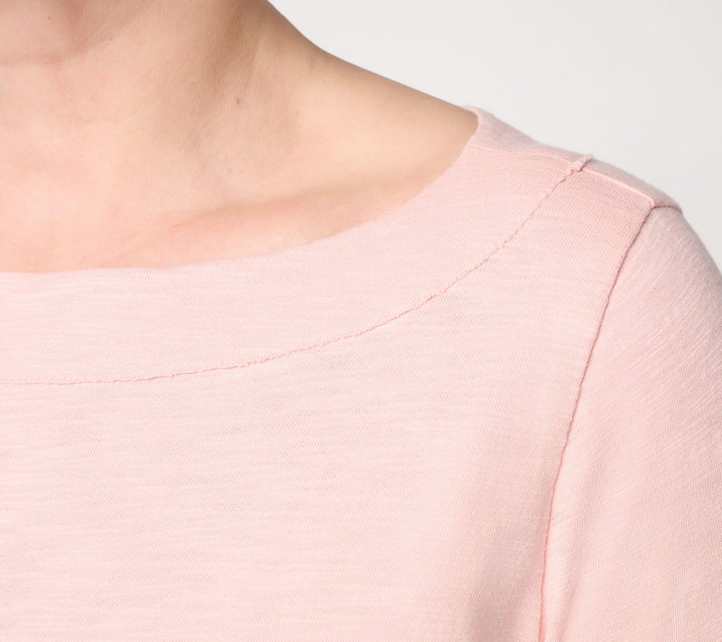 Studio Park x Amy Stran Long Sleeve Cotton Slub Top — View 6