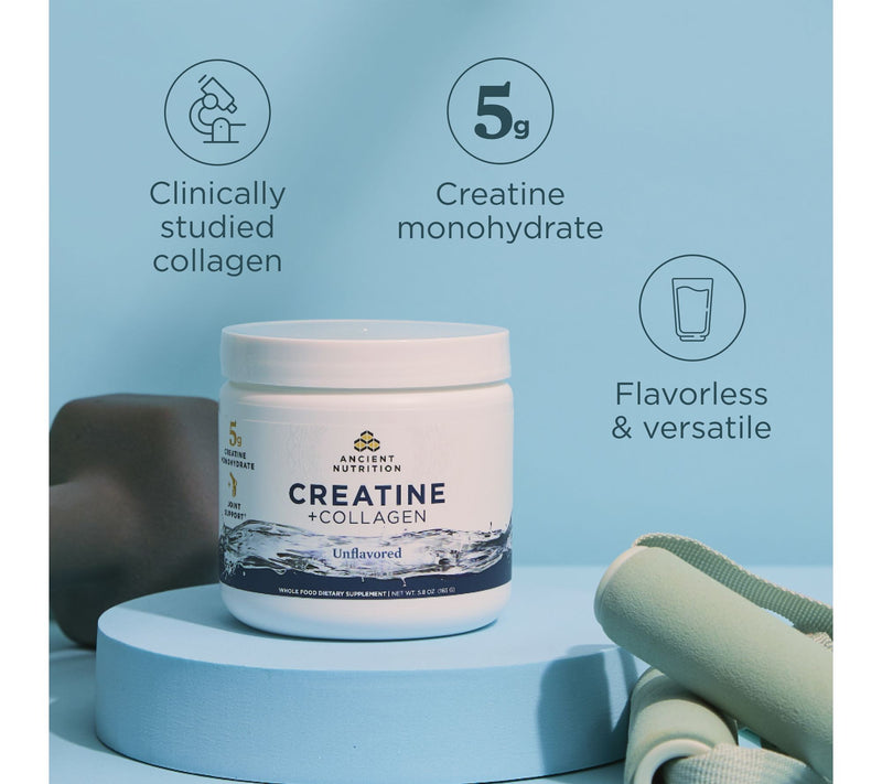 Ancient Nutrition 5.5g Creatine & Collagen Blend 30 Servings — View 4