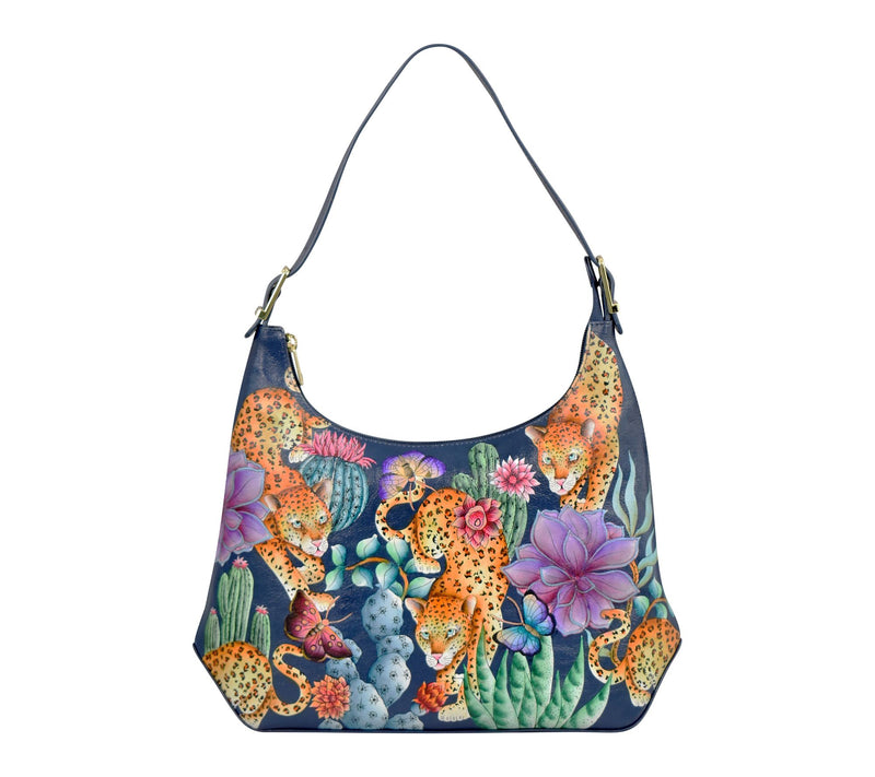 Anuschka Painted Leather Slim Shoulder Hobo — View 11