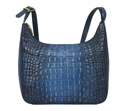 Anuschka Painte d Leather Mediu m Shoulder Hobo