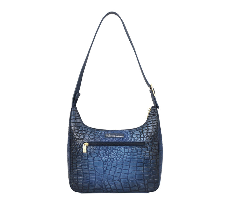 Anuschka Painte d Leather Mediu m Shoulder Hobo — View 2