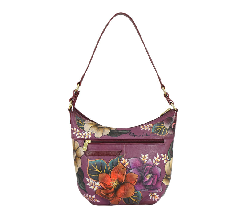 Anuschka Painte d Leather Large Shoulder Hobo — View 2