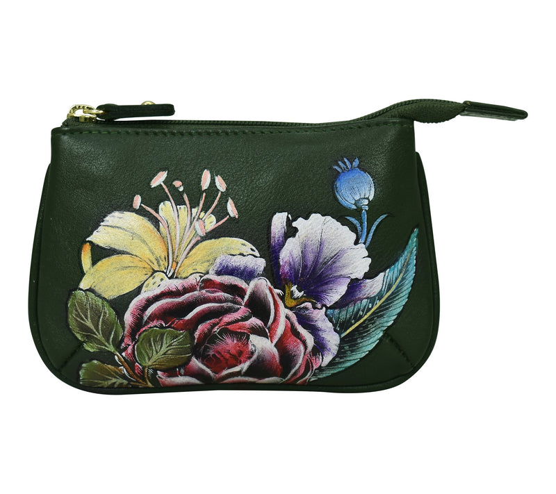 Anushcka Painted Leather Medium Zip Pouch — View 38