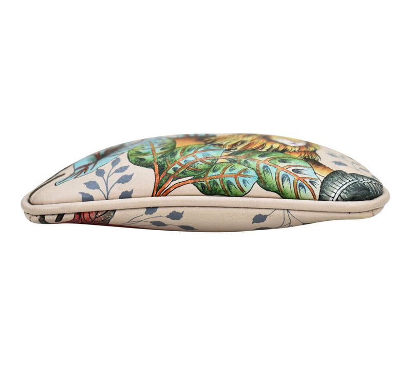 Anushcka Painted Leather Medium Zip Pouch — View 4