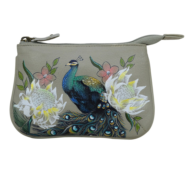 Anushcka Painted Leather Medium Zip Pouch — View 54