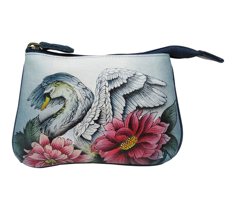 Anushcka Painted Leather Medium Zip Pouch — View 55