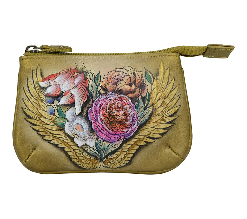 Anushcka Painted Leather Medium Zip Pouch — View 56