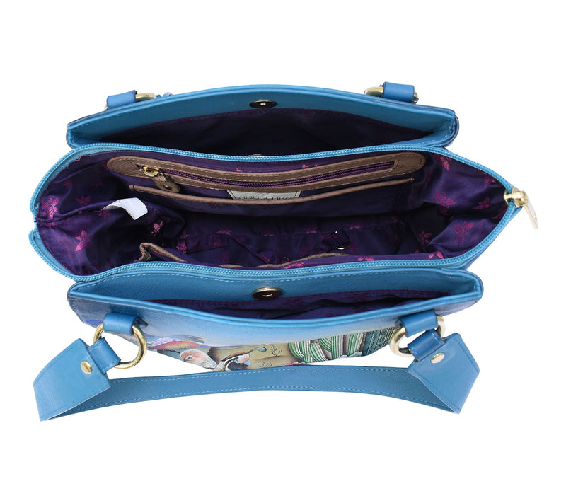 Anuschka Painted Leather Medium Tote Bag — View 3