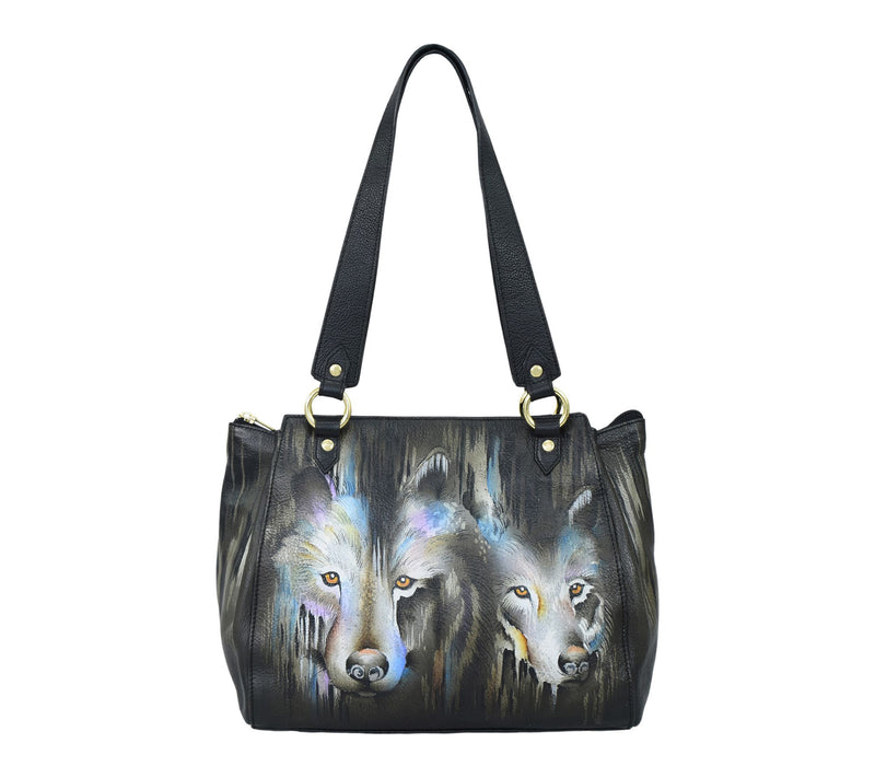Anuschka Painted Leather Medium Tote Bag — View 11