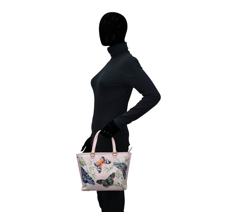 Anuschka Painted Leather Medium Tote — View 4