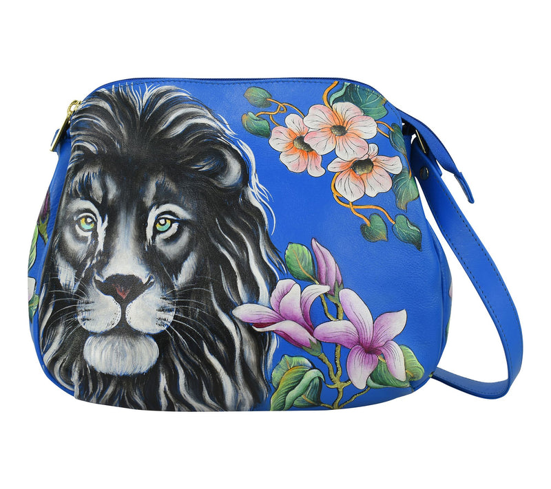 Anuschka Painted Leather Multi- Compartment Medium Bag — View 10