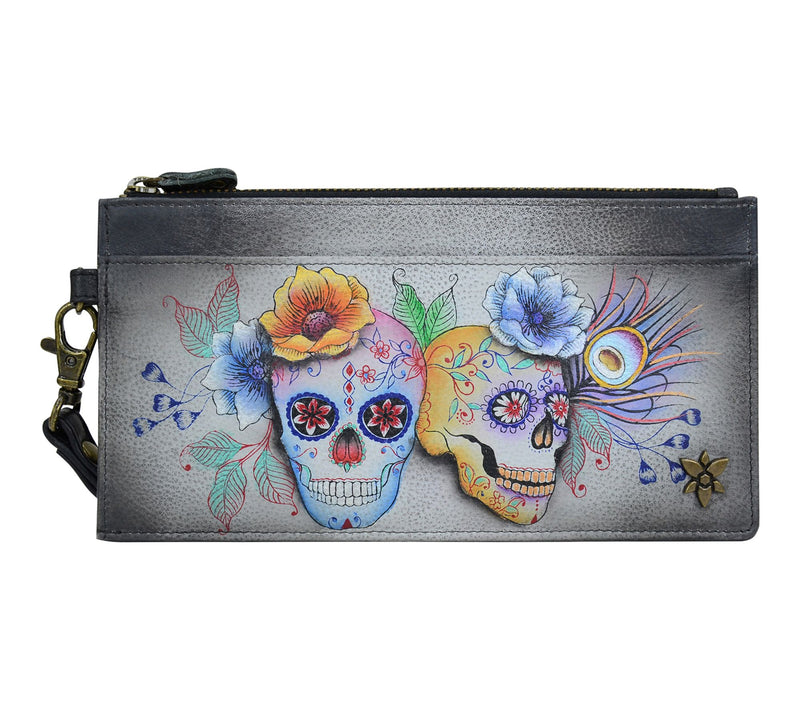 Anuschka Painted Leather Clutch OrganizerWristlet — Main view