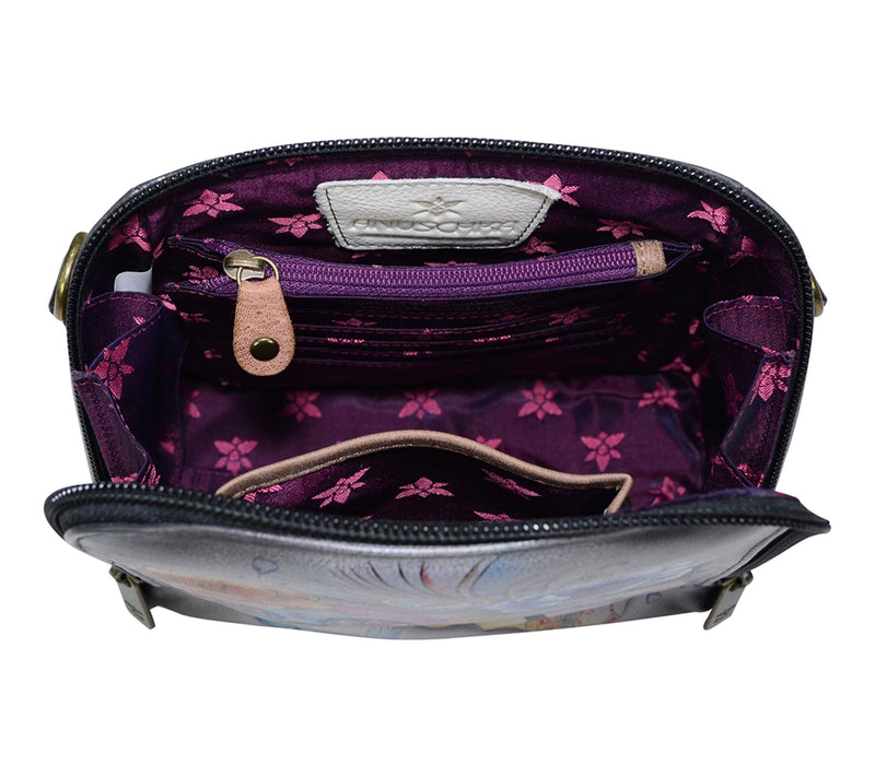 Anuschka Painted Leather Zip Around Travel Organizer — View 3