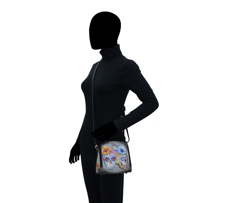 Anuschka Painted Leather Zip Around Travel Organizer — View 4