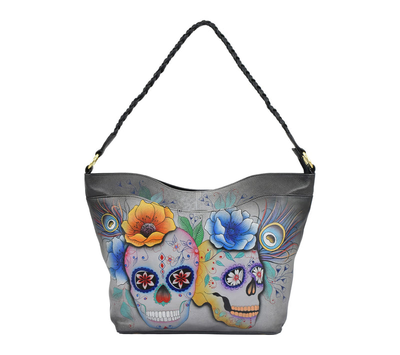 Anuschka Painted Leather Shopper Bag — View 8