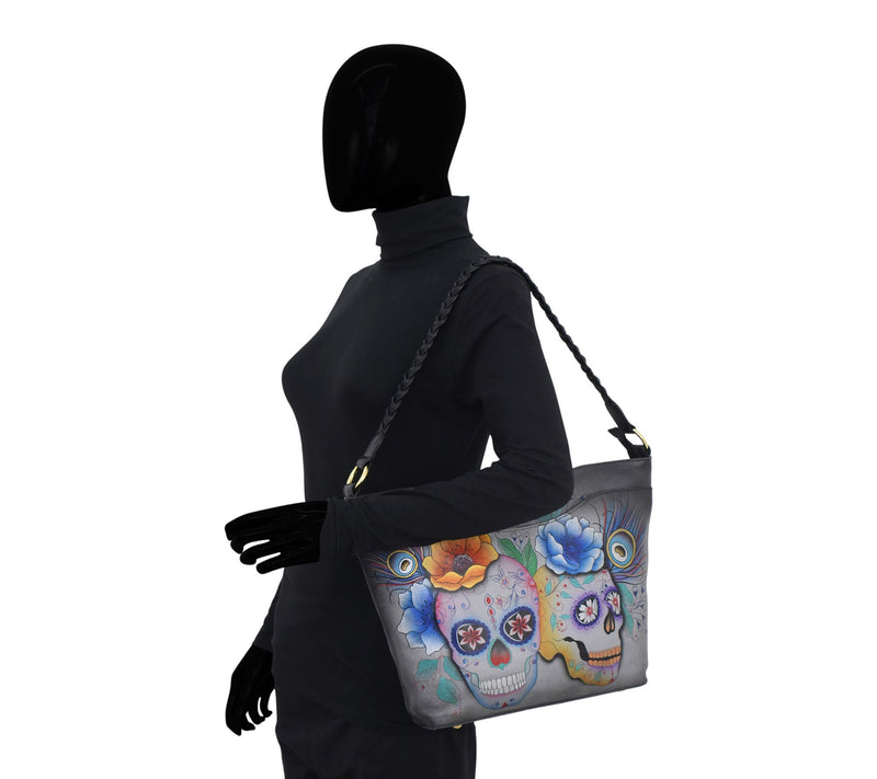 Anuschka Painted Leather Shopper Bag — View 4