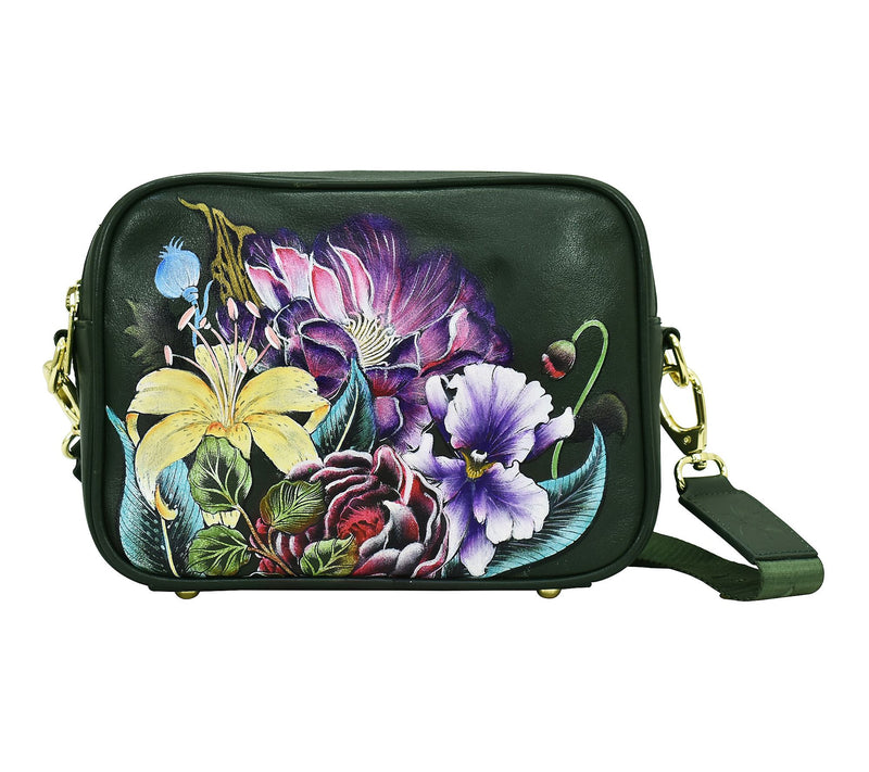 Anuschka Painted Leather Twin TopMessenger — View 9